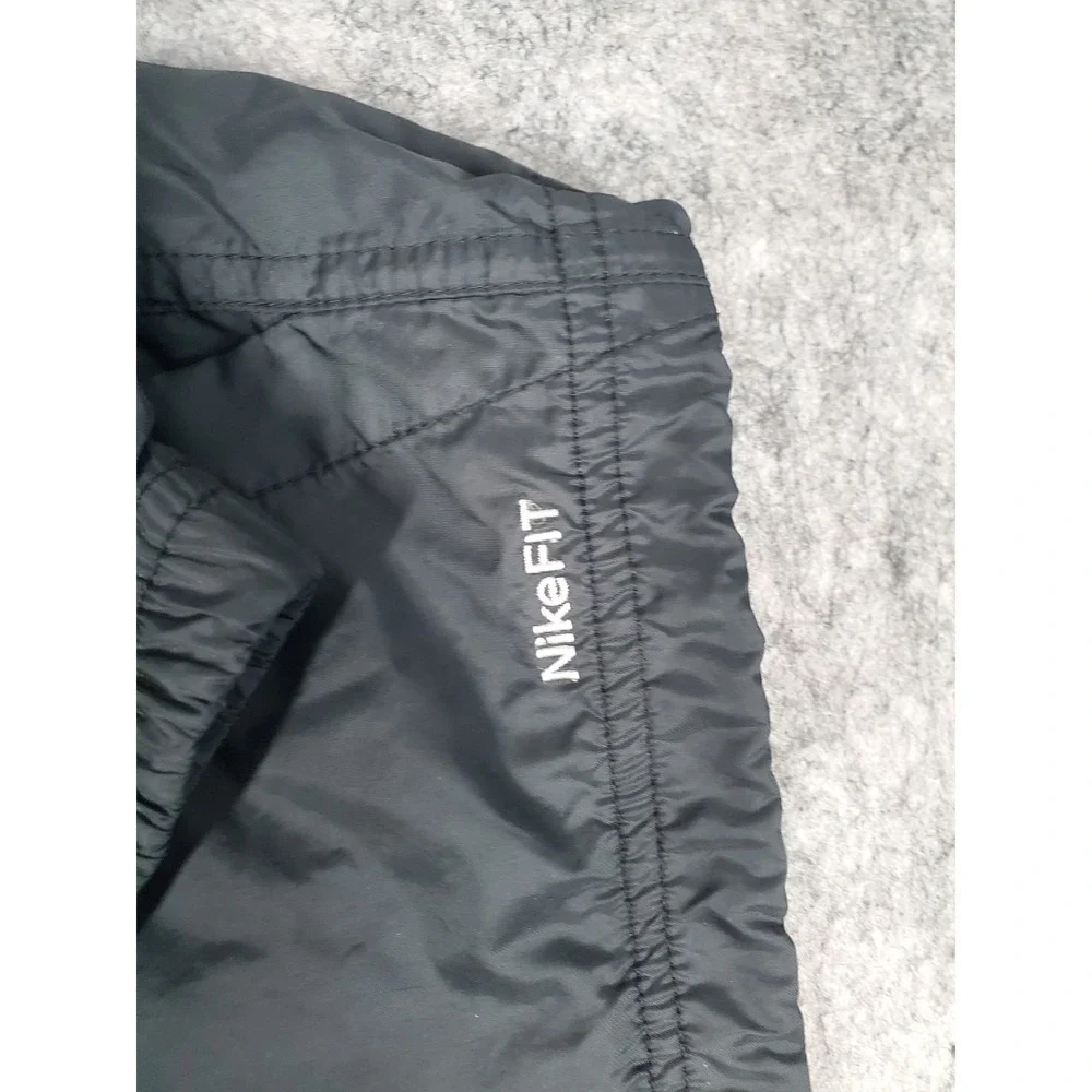 Nike Team Lacrosse Mens Windbreaker Size Small Quarter Zip Black Anorak Mesh